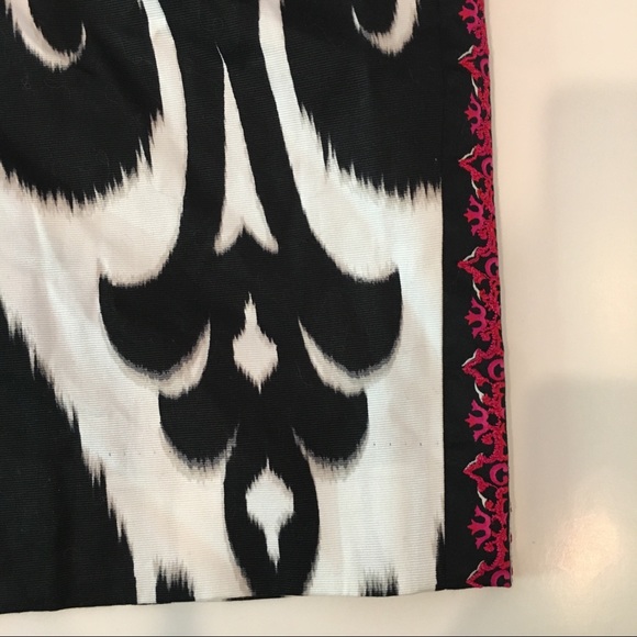 NWT WHBM Graphic Ikat Faille Pencil Skirt 2 - Picture 4 of 5